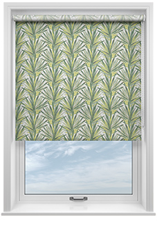 Palm Beach, White - Twist&Fit Roller Blind
